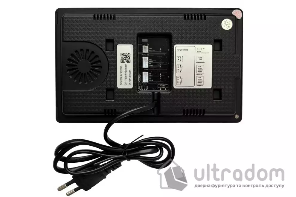 Видеодомофон 7 дюймов SEVEN DP-7570 FHD IPS black