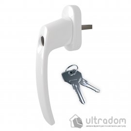 Ручка віконна з замком ASTEX Venera WH 108