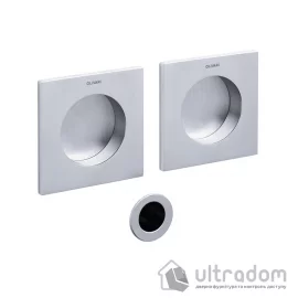 Ручки - ракушки для раздвижных дверей Olivari GIOTTO Q D129 хром матовый