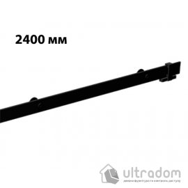 Напрямна рейка 2400 мм Mantion ROC Design у стилі LOFT, матова чорна (217-603)