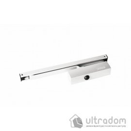 Дверной доводчик GEZE TS 1500 G со скользящей тягой, белый (TS1500G_white)