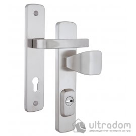 Дверная ручка на планке ROSTEX ASTRA R ручка-кноб DIN 85 мм нерж. сталь матовая