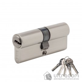 Цилиндр дверной SIBA ZAMAK перфорированный ключ-ключ 80 мм