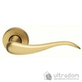 Дверна ручка на розетці DND by Martinelli AIRONE, матова латунь OS (603/12-OS)