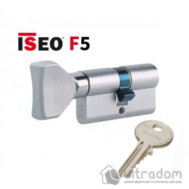 Цилиндр дверной ISEO F5 ключ-тумблер, 80 мм