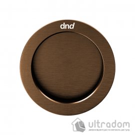 Ручка - ракушка для розсувних дверей DND by Martinelli Master Tonda, матова бронза