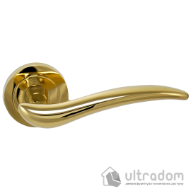 Дверна ручка на розетці SIBA Apollo, золото PVD 03 03