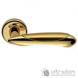 Дверная ручка COLOMBO Talita LC 21 полированная латунь-матовое золото
