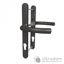 Нажимний гарнітур ASTEX Antey DHS 85/26/208 мм з замикаючою пружиною, чорний (PL000187)