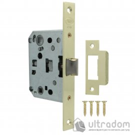 Врезной межкомнатный замок WC AMIG мод.3100U 70 мм, латунь