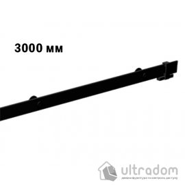 Направляющая рельса 3000 мм Mantion ROC Design в стиле LOFT, матовая чёрная