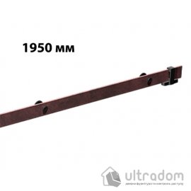 Направляющая рельса 1950 мм Mantion ROC Design в стиле LOFT, коричневая бронза "под ржавчину" (217-614)