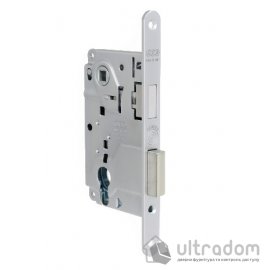 Магнитный межкомнатный замок AGB Centro Focus PZ, 85/50 мм, никель блестящий (B04025.50.06)