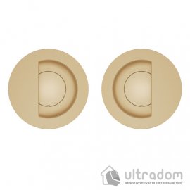 Дверные ручки DND by Martinelli Interna круглые, золото (IT01-ZRA)