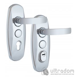 Фурнитура защитная  MUL-T-LOCK Platinum 3 класс 90 мм хром