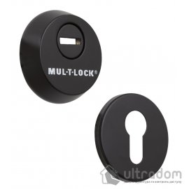Броненакладка для циліндра Mul-T-Lock SL3, чорна матова