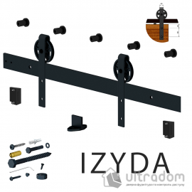 Комплект підвісної розсувної системи Valcomp IZYDA IZ20 в стилі LOFT (213-454)