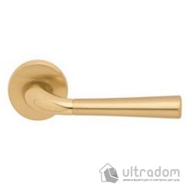 Дверна ручка Mandelli Start колір - матова латунь \ латунь