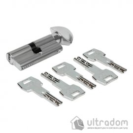 Циліндр AGB SCUDO 5000 PS 70 мм (30/40Т) ключ/тумблер матовий хром (CА20.34.35.25)