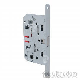 Врезной магнитный замок WC AGB Mediana Polaris XT, 96/50 мм, матовый никель