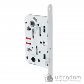 Врезной магнитный замок WC AGB Mediana Polaris XT, 96/50 мм, белый