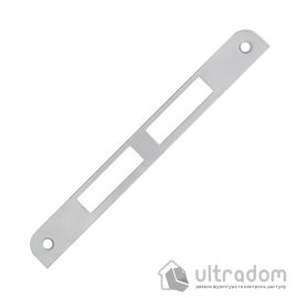 Ответная планка для замка AGB CENTRO PZ двойная ровная, матовый хром (B01000.03.34)