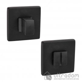 Накладка WC UNIQUE W07 на розетке RO54, чёрный (W07RO54-ZRA9005O)