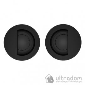 Дверные ручки DND by Martinelli Interna круглые, чёрные (IT01-ZNE)