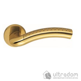 Дверна ручка COLOMBO Milla LC 41 пол.латунь-мат.золото