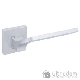 Дверная ручка DND by Martinelli JOY 02 на квадратной розетке 55 мм, матовый хром