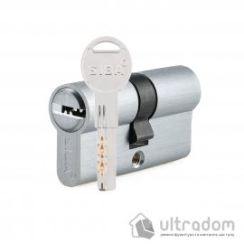 Циліндр дверний SIBA перфорований ключ-ключ 75 мм (30х45) хром матовий (25.10.40-/BMC)