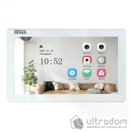 Видеодомофон 7 дюймов SEVEN DP-7570 FHD IPS white