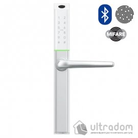 Умный дверной биометрический замок SEVEN LOCK SL-7763BF white