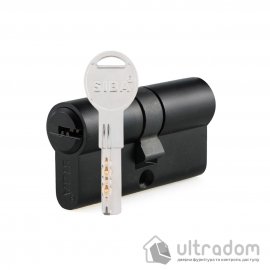 Циліндр дверний SIBA ключ-ключ 60 мм (30х30) чорний матовий (25.10.25-BМBZ)