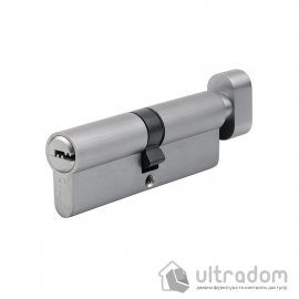 Цилиндр дверной SIBA ключ-вороток 60 мм матовый никель