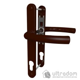 Нажимний гарнітур ASTEX Antey DHS 92/26/200 мм з замикаючою пружиною, коричневий (PL000189)