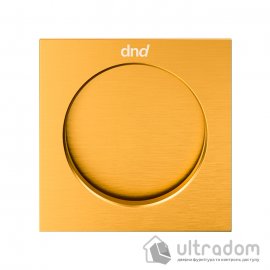 Ручка - ракушка для розсувних дверей DND by Martinelli Ginko Quadra, матове золото (SD520- ORA)