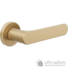 Дверная ручка на розетке DND by Martinelli SPOT, матовое золото ZRO (SO12-ZRO)