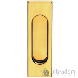 Ручки - ракушки для раздвижных дверей DND by Martinelli Rettangolare, матовая латунь (2187- OS)