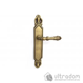 Дверная ручка на планке Fadex Samantha a116/P31(Carola) бронза матовая