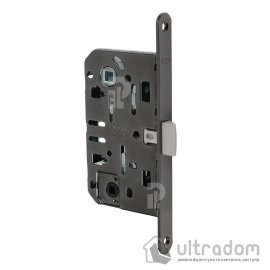 Врезной межкомнатный замок WC AGB Mediana Evolution, 96/50 мм, титан (B01102.50.F9)