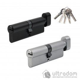 Цилиндр дверной SIBA ZAMAK перфорированный ключ-тумблер 100 мм