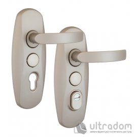 Фурнитура защитная  MUL-T-LOCK Platinum 3 класс 90 мм никель матовый