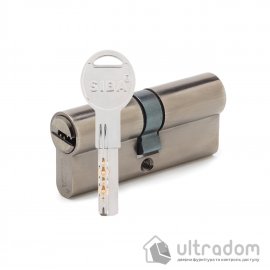 Циліндр дверний SIBA ключ-ключ 60 мм (30х30) антична бронза (25.10.25/BABZ)