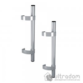 Ручка - скоба офісна ASTEX P-2 L1000 D32 срібло RAL9006 (PL000181)