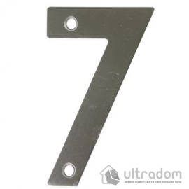 Номер на двері "7" AMIG нержавіюча сталь (6775)
