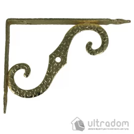 Кронштейн для полиць декоративний (200х150 мм) AMIG мод.2, золото (1259)