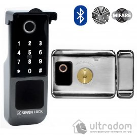 Уличный умный биометрический замок SEVEN LOCK SL-7771BFkit