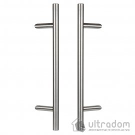 Ручка-скоба Zenk Metal MANYAS нержавіюча сталь 600-400 мм під нахилом 45° (ZN 13860 45)