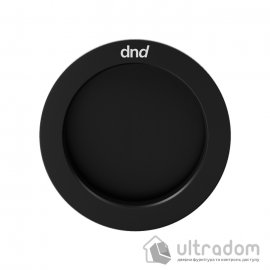 Ручка - ракушка для раздвижных дверей DND by Martinelli Master Tonda, чёрная